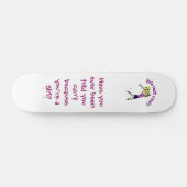 Light Woman Golfer Skateboard (Horizontaal)