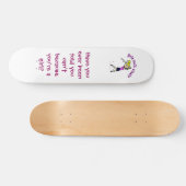 Light Woman Golfer Skateboard (Horizontaal)