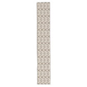 Light Wood Chevron Pattern Mooi Lange Tafelloper (Voorkant)