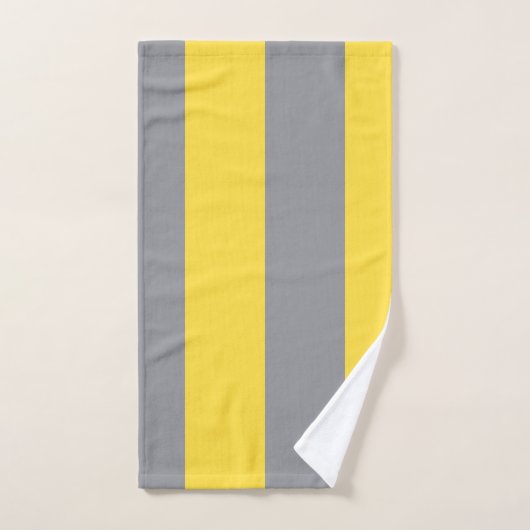 Light Yellow and Soft Gray Customize (Serviette à main)