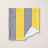 Light Yellow and Soft Gray Customize (Gant de toilette)