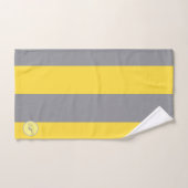 Light Yellow and Soft Gray Customize (Serviette à main)