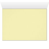Light Yellow Buffet Menu Tent/Table Card (Binnen Horizontaal (Onder))