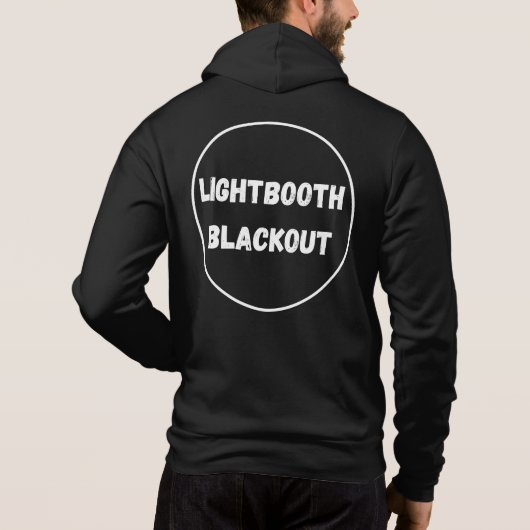 Lightbooth Blackout Zip Hoodie (Achterkant)