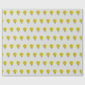 Lightbulb Idea Pattern Wrapping Paper Cadeaupapier (Vlak)