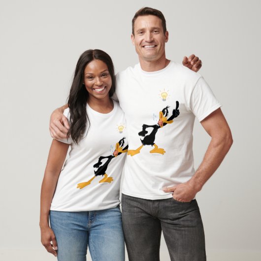 Lightbulb over DAFFY DUCK™'s Head T-shirt (Unisex)