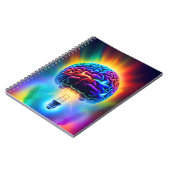 Lightbulb Rainbow Brain Notitieboek (Linkerzijde)