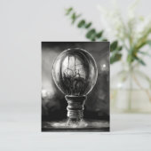 Lightbulb sketch briefkaart (Staand voorkant)
