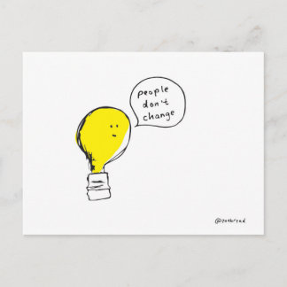 lightbulbbriefkaart briefkaart