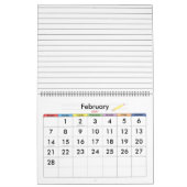 Lightbulbe Lg Calendrier de l'année scolaire avec (Feb 2027)
