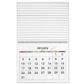 Lightbulbe Lg Calendrier de l'année scolaire avec (Jan 2027)