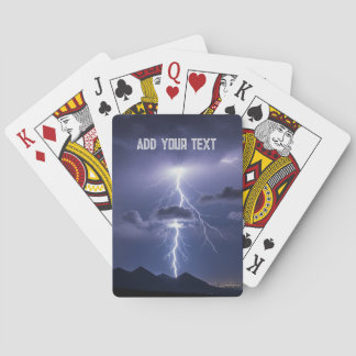 Lightening Bolt Storm Playing Cards Multiple games Pokerkaarten