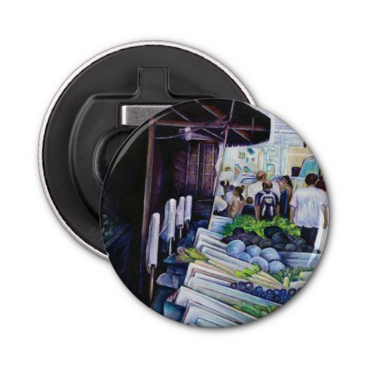 Lighter Side of Lavender Street, Singapore Button Flesopener (Voorkant)