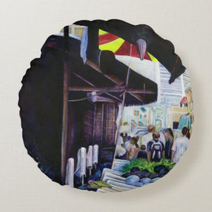 Lighter Side of Lavender Street, Singapore Rond Kussen