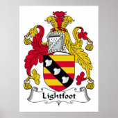 Lightfoot Family Crest Poster (Voorkant)