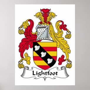 Lightfoot Family Crest Poster