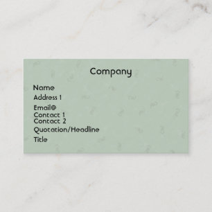 Lightgreen Profile Card Visitekaartje