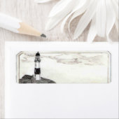 Lighthouse-adreslabel, klein etiket (Insitu)