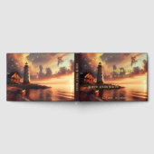 Lighthouse Beach Memorial Real Foil Livre d'invité (Complet)