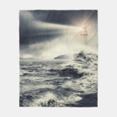 Lighthouse Beacon Fleece Deken (Voorkant)