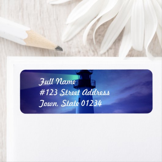 Lighthouse Beacon Mailing Label (Insitu)