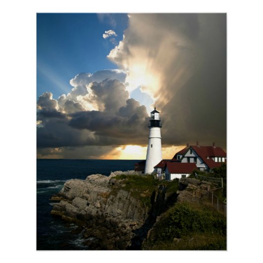 Lighthouse Beacon Perfect Poster (Voorkant)