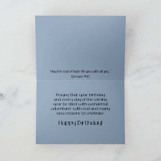 Lighthouse Birthday Kaart (Binnen)