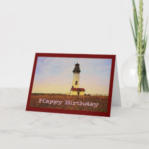 Lighthouse Birthday Kaart