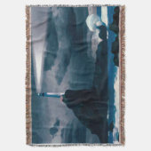 Lighthouse blue blanket deken (Voorkant Verticaal)