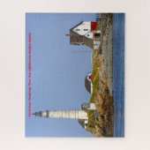 Lighthouse Boston Harbor. Jigsaw Puzzle (Vertical)