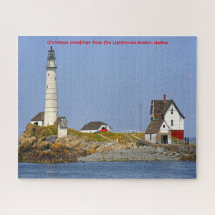 Lighthouse Boston Harbor. Jigsaw Puzzle
