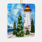 Lighthouse Ceramic Tree Ornament (Rechts)
