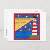 Lighthouse Collage Inspirerend Briefkaart (Voorkant / Achterkant)