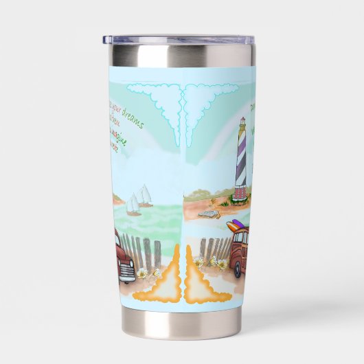 Lighthouse Dreams Geïsoleerde Drinkbeker (Rechts)