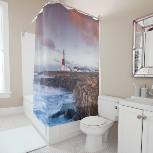 Lighthouse England Douchegordijn (In situ)