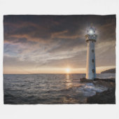 LIGHTHOUSE FLEECE DEKEN (Voorkant (Horizontaal))