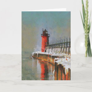 Lighthouse House Wenskaart Kaart