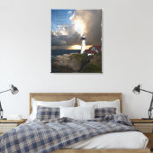Lighthouse Inspirerend Citaat Verrekend Canvas Dru (Insitu (Slaapkamer))