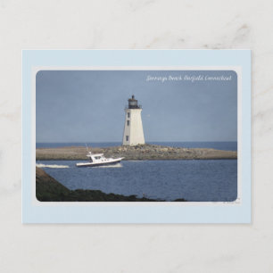 Lighthouse Jennings Beach Fairfield Briefkaart