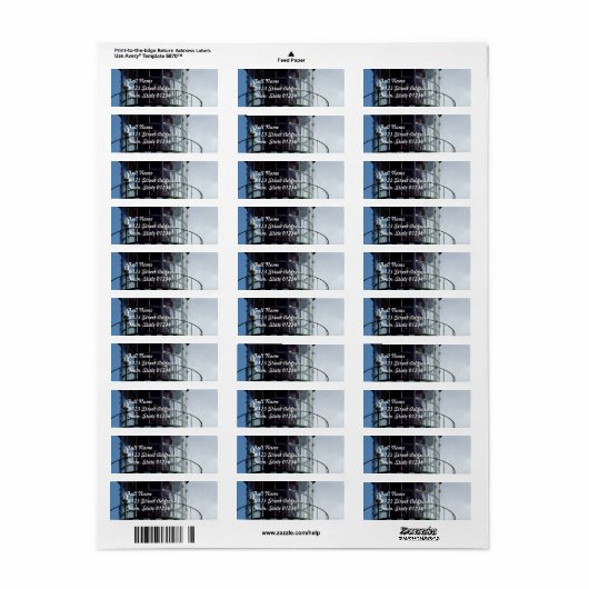 Lighthouse Light Mailing Labels (Full Sheet)