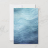 Lighthouse Nautical Strand Bruidsfeest Thema Bedankkaart (Achterkant)