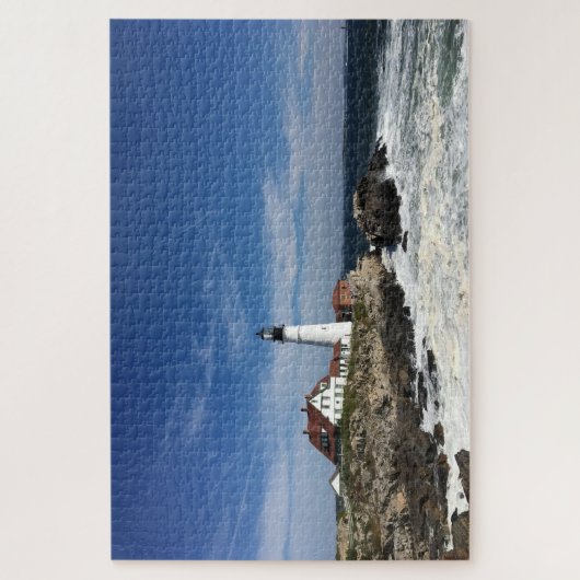 Lighthouse on the Ocean Legpuzzel (Verticaal)