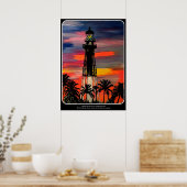 'Lighthouse Point FL, Lighthouse Pop' schilderen o Poster (Keuken)