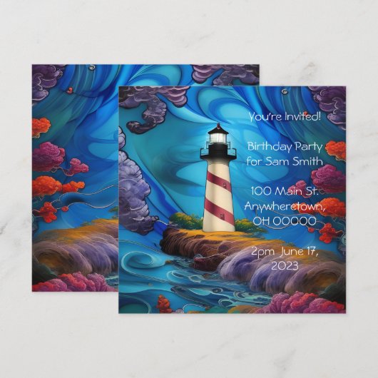 Lighthouse Point Kaart (Voorkant / Achterkant)