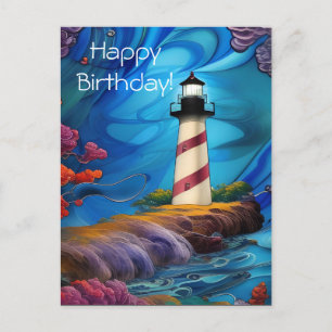 Lighthouse Point Verjaardag Briefkaart