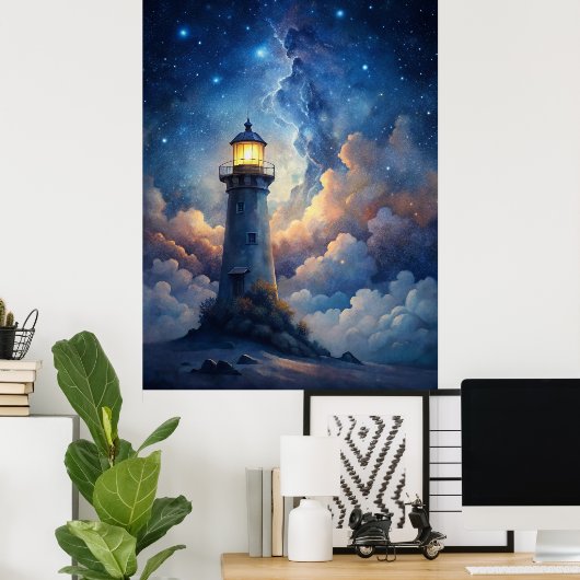 Lighthouse Poster (Thuiskantoor)