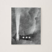 LIGHTHOUSE PUZLE IN ZWART N WHITE LEGPUZZEL (Verticaal)