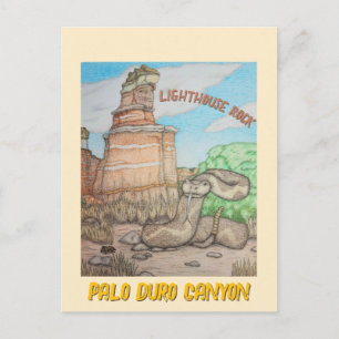 Lighthouse Rock Ratelslang Briefkaart