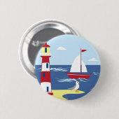 lighthouse ronde button 5,7 cm (Voorkant /achterkant)