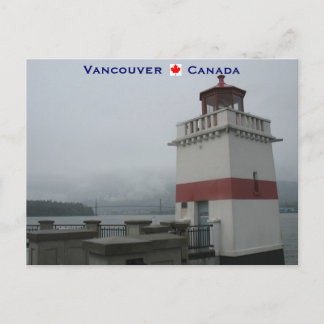 Lighthouse Stanley Park Vancouver Canada Briefkaart